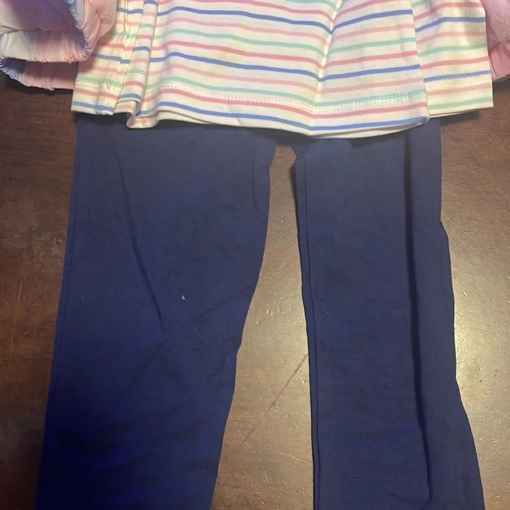 Kids Little me 3 piece outfit shirt pants jacket 4T - Picture 9 of 9